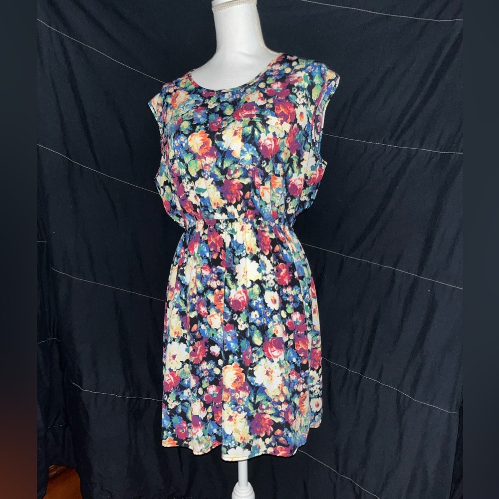 Multicolor floral dress